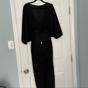 Plus size cutout jumpsuit